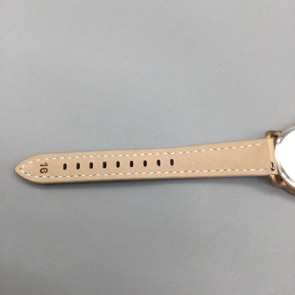Fossil Commuter Womens Watch 42mm Date Brown Leather ES4335 New Battery